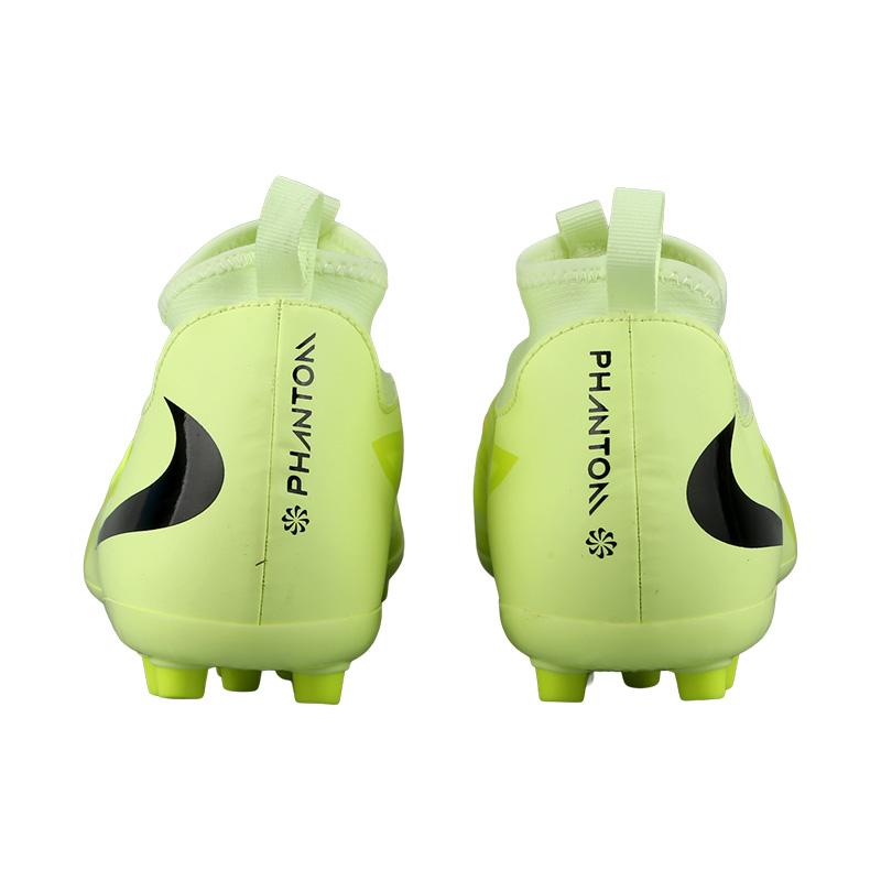 Nike JR. Phantom 6 High Academy AG PS HQ2034-800 Limelight Hyper Crimson Volt Kids' Soccer Cleats