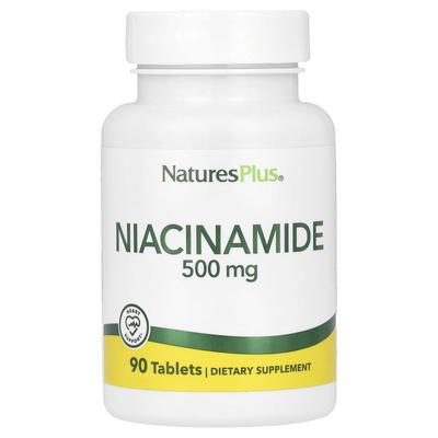 NaturesPlus, Niacinamid, 500 mg, 90 Tabletten