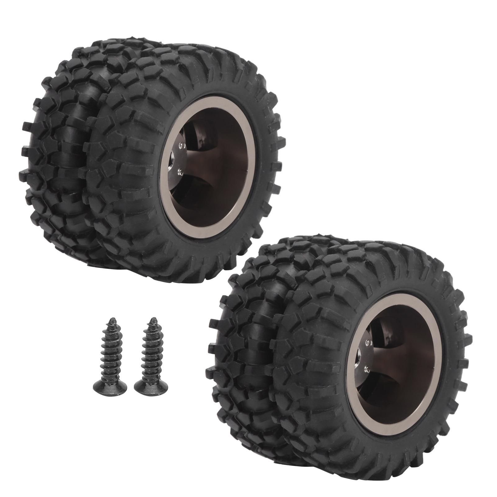 

2pcs 55mm Aluminum Alloy Rear Tire Spare Parts Fit for WPL D12 110 RC Truck (D12010T)