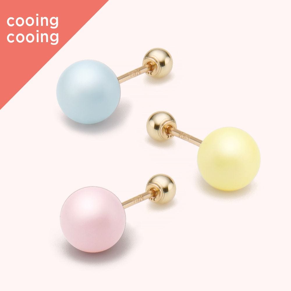 [Dorocy] 14K Cuing Cuing Pastel Pearl Piercing (3 Types) (1 Piece)