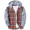 Men's Casual V-neck Knitted Fitted Shirt Jacket