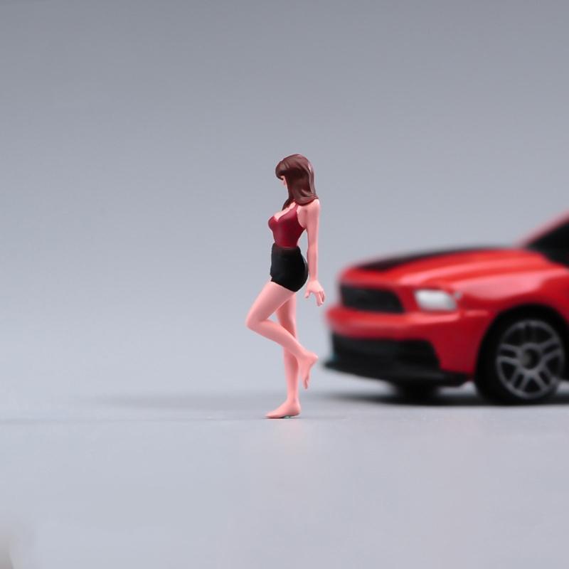 1/64 Scale Miniature Scene Model Handcrafted Exquisites Resins People Scene Figure For Home Decoration And Display
