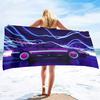 Neon Palms Beach Towel Quick Fast Dry Sand Free Proof Extra Large Big Outdoor Travel Swim Micro Fiber Blanket for Women Men