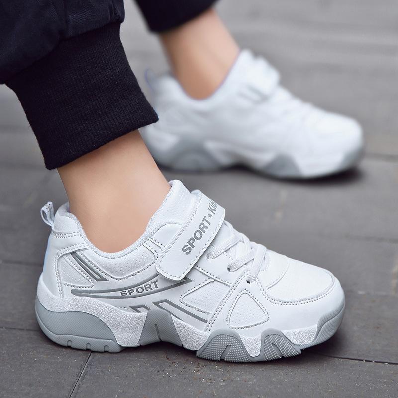 

Одноклассники Детская маленькая белая обувь Кроссовки для мальчиков Новая мальчиковая сетчатая обувь Студенческие дышащие кроссовки 40 yards