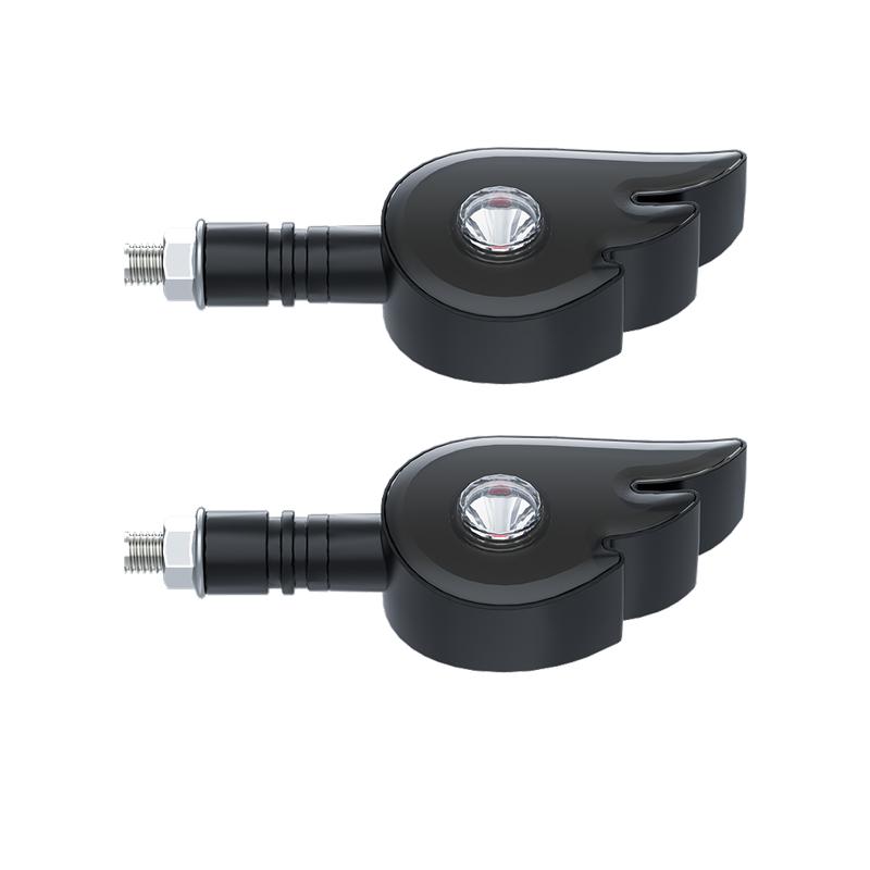 

SEAMETAL Motorcycle LED Turn Signal Light Moto Flasher Lamp LED Brake Strobe Light RGB Flash Lamp 12V Moto Indicator Blinker A 1 pair