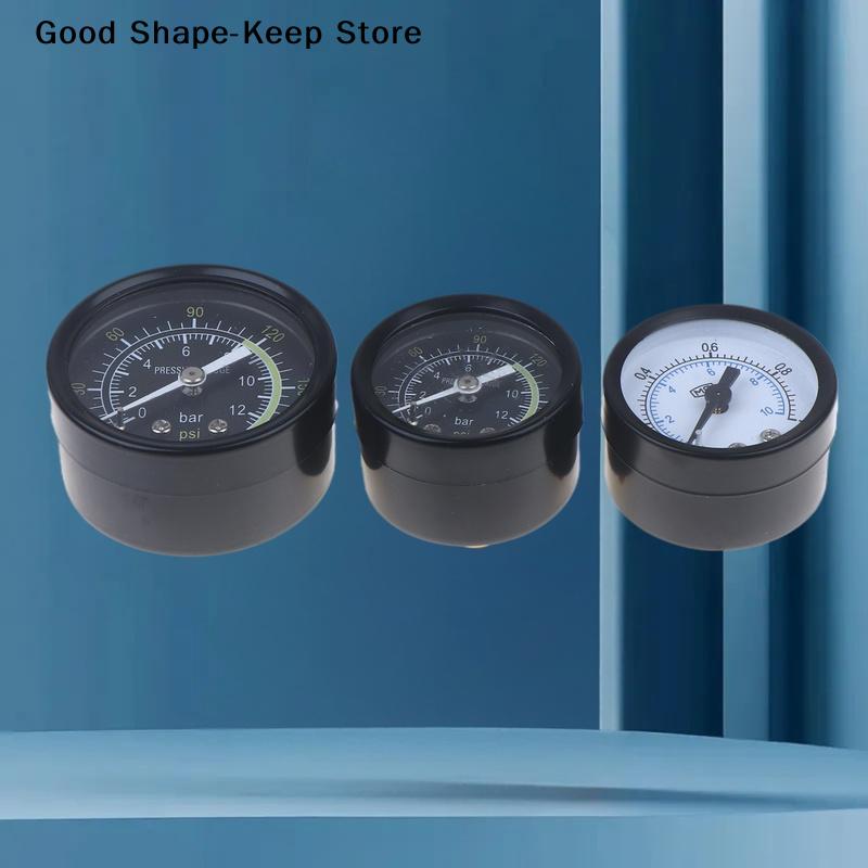DIY Accessories 1Pcs Hydraulic Fluid Air Compressor Pressure Gauge 0-25Bar 0-10Bar 0-12Bar Instrument