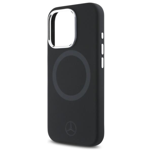 Mercedes Mehmp16X23Suttk Iphone 16 Pro Max 6.9 Black Hardcase Silicone Tonal Logo Magsafe