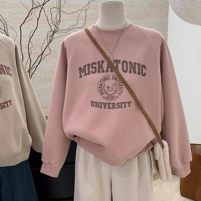 Women's Crew Neck Sweatshirt - Stylish for Spring & Autumn 2025, Perfect As an Autumn/Winter Layer, Long-Sleeve Design