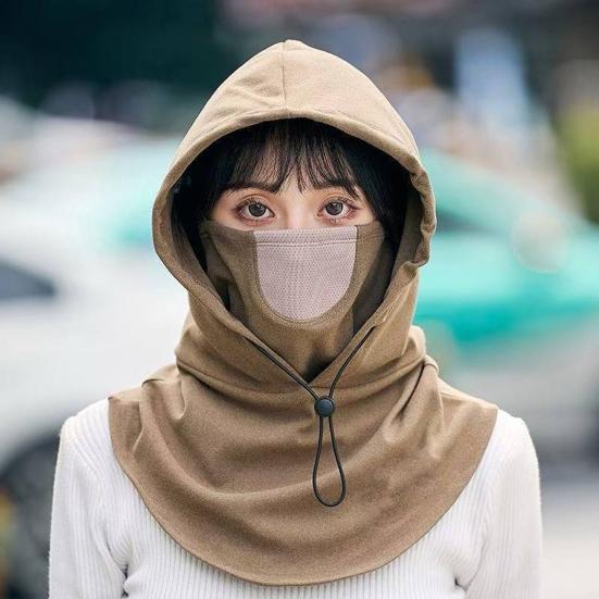 Winter Cycling Face Guard Neck Gaiter Breathable Thick Warm Windproof Outdoor Skiing Motorcycle Bandana Balaclava Hat