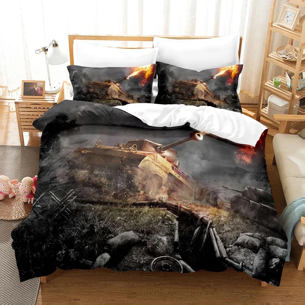 Comforter 3D Print Tank In War Time S Kidstwin Full Queen King Bedroom Set Home Textile Housse De Couette Bed Set