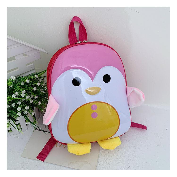 Eggshell Bag Penguin Cartoon Animal Kids Backpack Adjustable Shoulder Straps