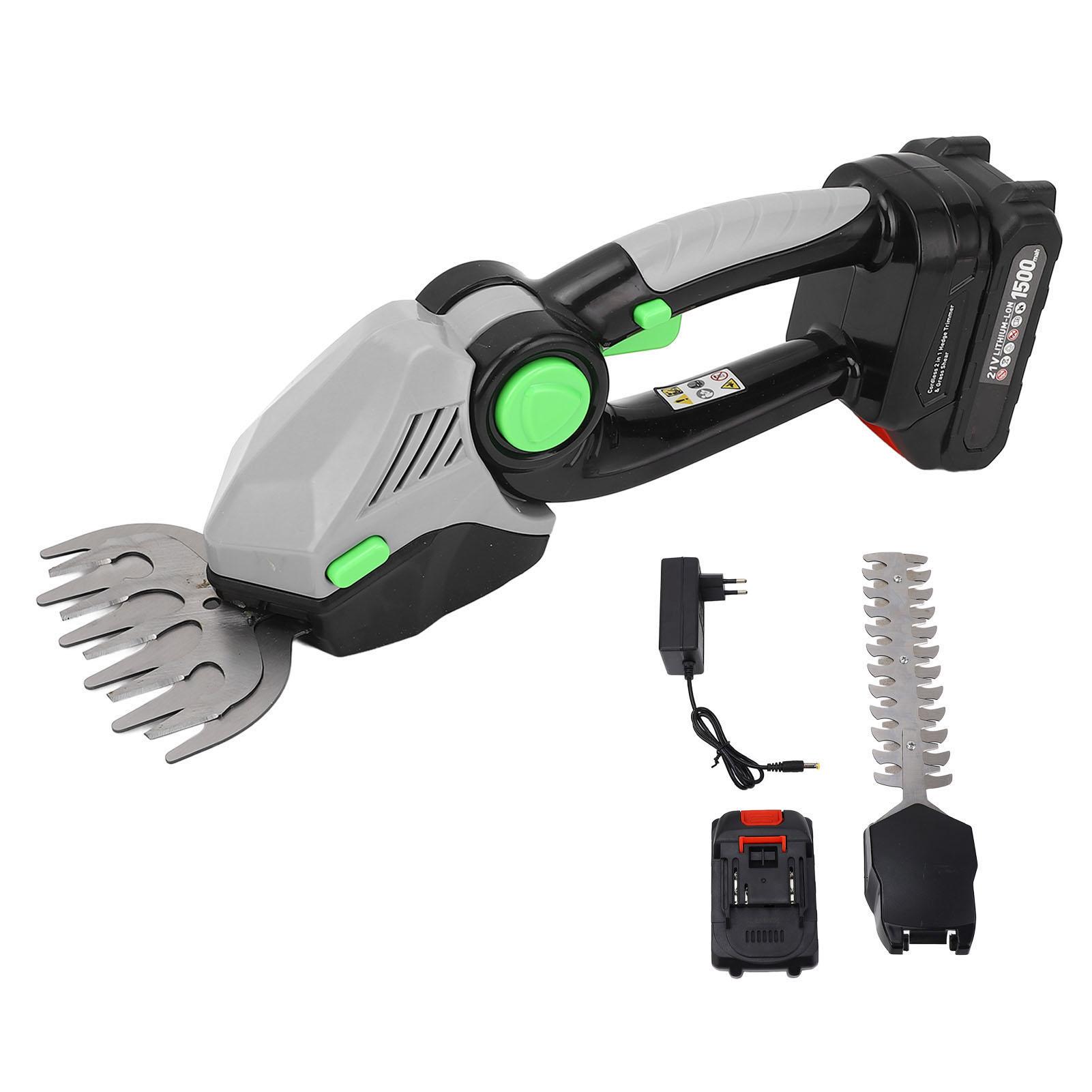 

2 в 1 ножницы для травы и кусторез 22000 об/мин 21 В аккумуляторный беспроводной электрический газонокосилка EU Plug