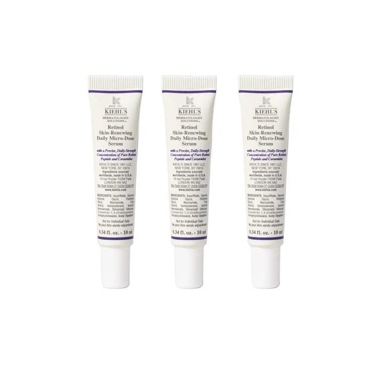

Kiehl s Retinol Skin-Renewing Daily Micro-Dose Serum Travel Size Sample 10ml*3