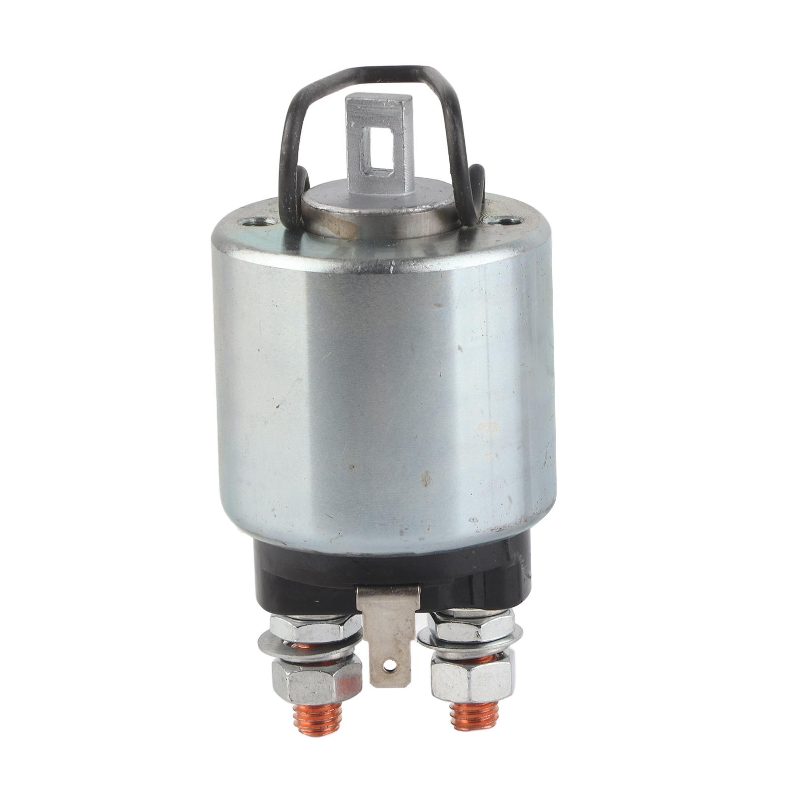 

Реле стартера двигателя Соленоидный переключатель Аксессуар для генератора Подходит для 178 186 188F 190F Квадратная головка