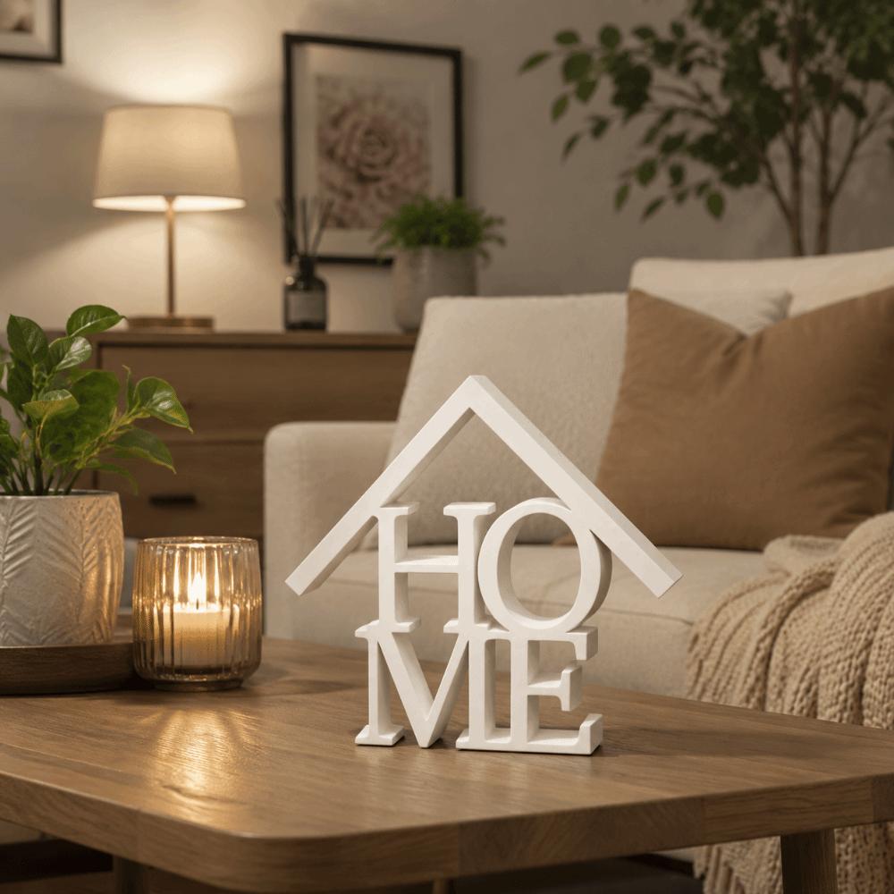 3D Printed Home Ornaments Geometric Letter Desktop Decoration Housewarming Gift  Housewarming