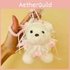 Bow Lace Cute Decoration Cartoon Plush Bear Doll Pendant Children Toy Gift For