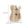 Corpo per Chitarra Stile SingleCut Classico Verniciabile Legno Elettrico Su Misura Costruzione per Riparazione
