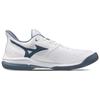 Mizuno Wave Exceed Tour 7 Comfortable Fit Low Top Tennis Shoes Unisex Sneaker White Blue 61GA267001