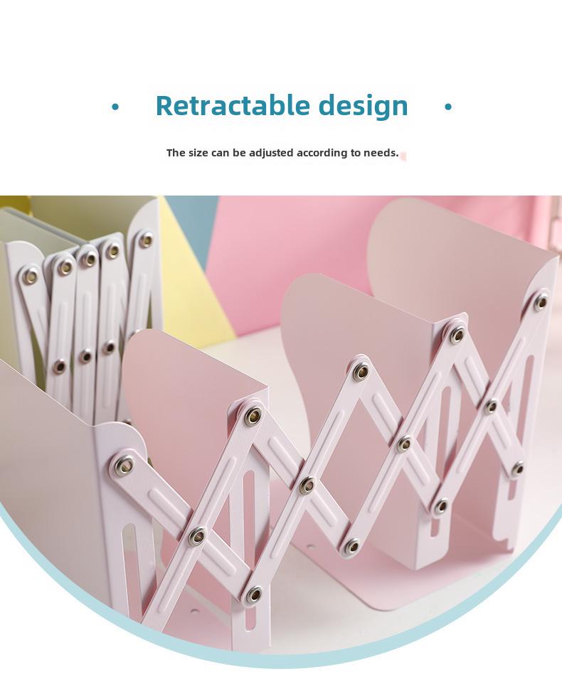 Kaba Bear Macaron-Color Retractable Book Stand for Students