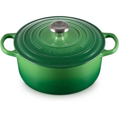 Le Creuset Signature Round Casserole 24 Cm Bamboo Green 4.2 L (21177244082430)