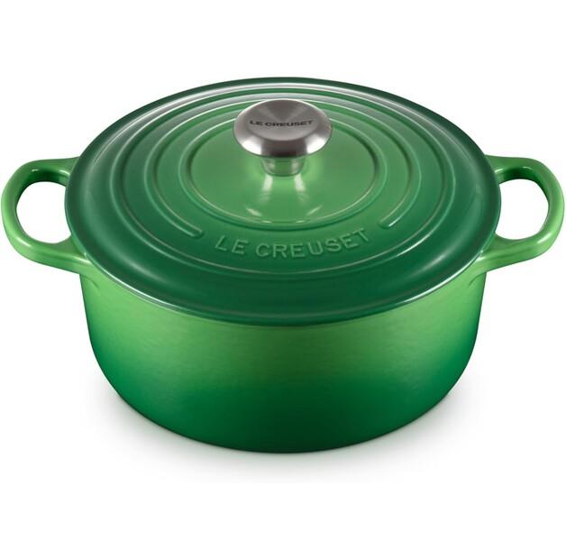 Le Creuset Signature Round Casserole 24 Cm Bamboo Green 4.2 L (21177244082430)