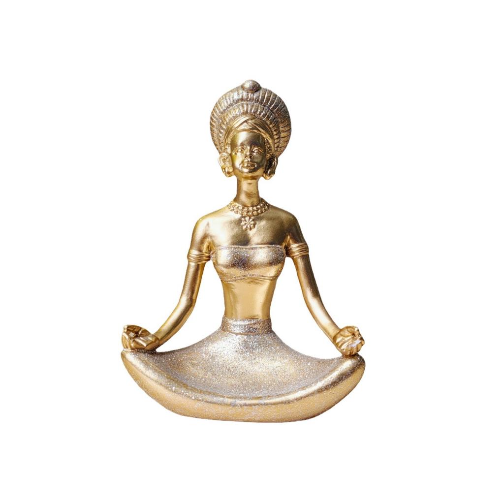 Simple Abstract Home Yoga Studio Scene Decoration Resin Craft Yoga Ornaments Gift Ornaments Wedding Room Ornaments