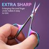 1pc color Stainless Steel Cuticle Scissors Precision Nail & Dead Light Beige Removal Tool, Ideal for Manicure and Pedicure Care