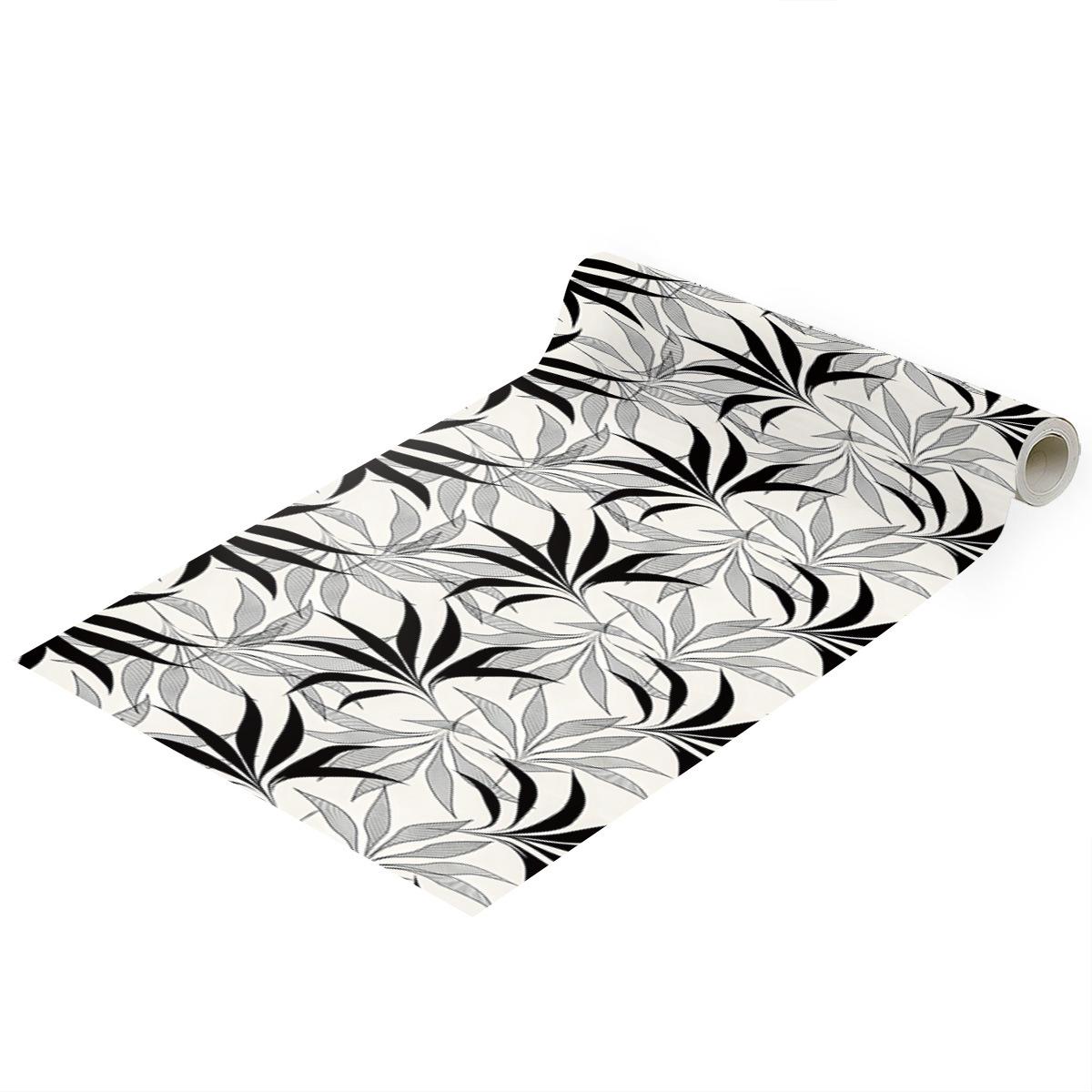 

Leaf Boho Peel and Stick Wallpaper Self-Adhesive Vinyl Leaves Contact Paper for Bedroom Bathroom Walls 45x300cm