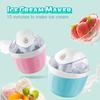Automatic MINI Ice Cream Maker, DIY Homemade Ice Cream Machine, Milkshake Maker