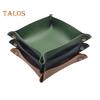 Multifunctional Storage Tray Foldable Design Solid Color Coaster Coffee Cups Mat Decorative Jewelry Storage Organizer