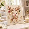 DIY Christmas pearl painting kit reindeer artwork. home wall decoration