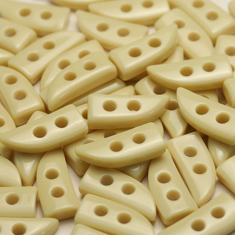 

5 шт. пуговицы с двумя отверстиями из смоляного рога, пуховая куртка, тренч, веревочная пуговица, двусторонняя нейлоновая куртка, декоративная пуговица 1 #[35x158mm LY456 #horn tip tooth shape beige]