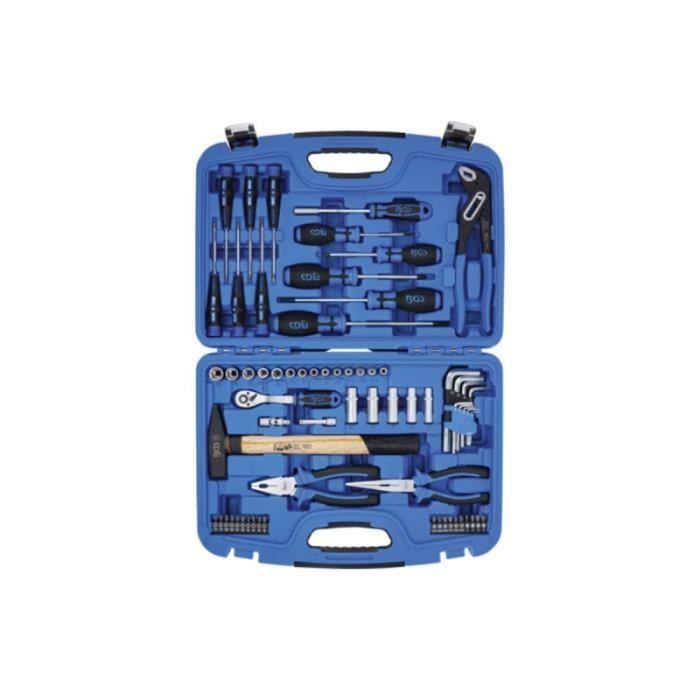 Caisse à outils pour clés à douilles bgs technic - 67 pcs - 2217