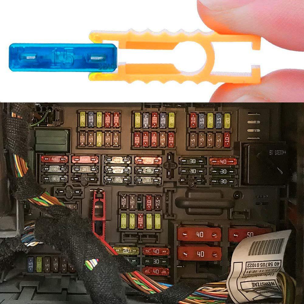 Micro2 fuse combination kit 35PCS upgraded car fuse combination (5-30A) with puller tool car ship truck SUV RV fuse replacement Fuse Holders1