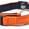 Reflective Dog Collar W/Buckle Reflective Adjustable Pet Neck Band Adjustable Nylon Webbing Collars for Small Medium Dogs