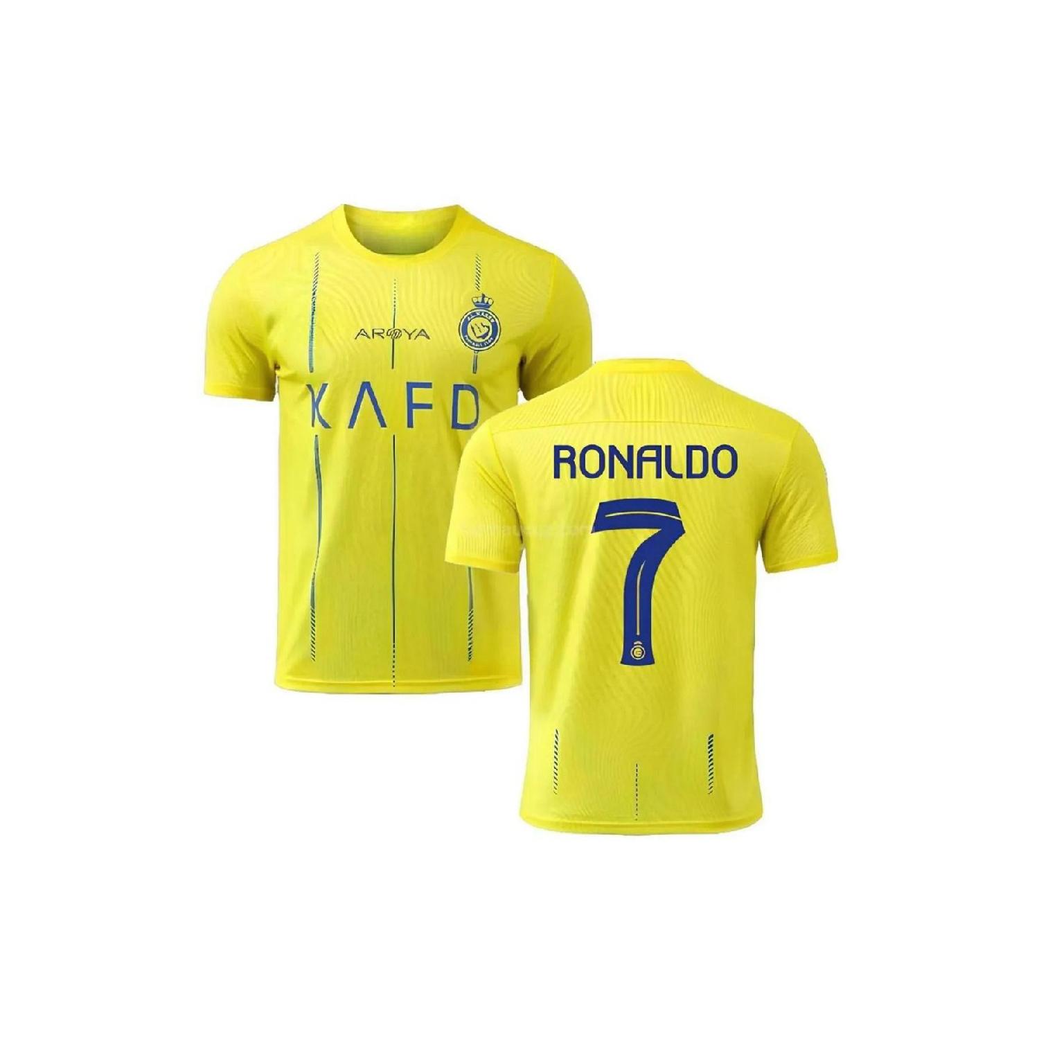 

Роналду Аль Наср в новом сезоне домашняя желтая майка