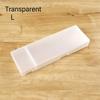 Frosted Pencil Case Simple Non-toxic Hard Plastic Pencil Box Translucent Students Gift Pen Box for School