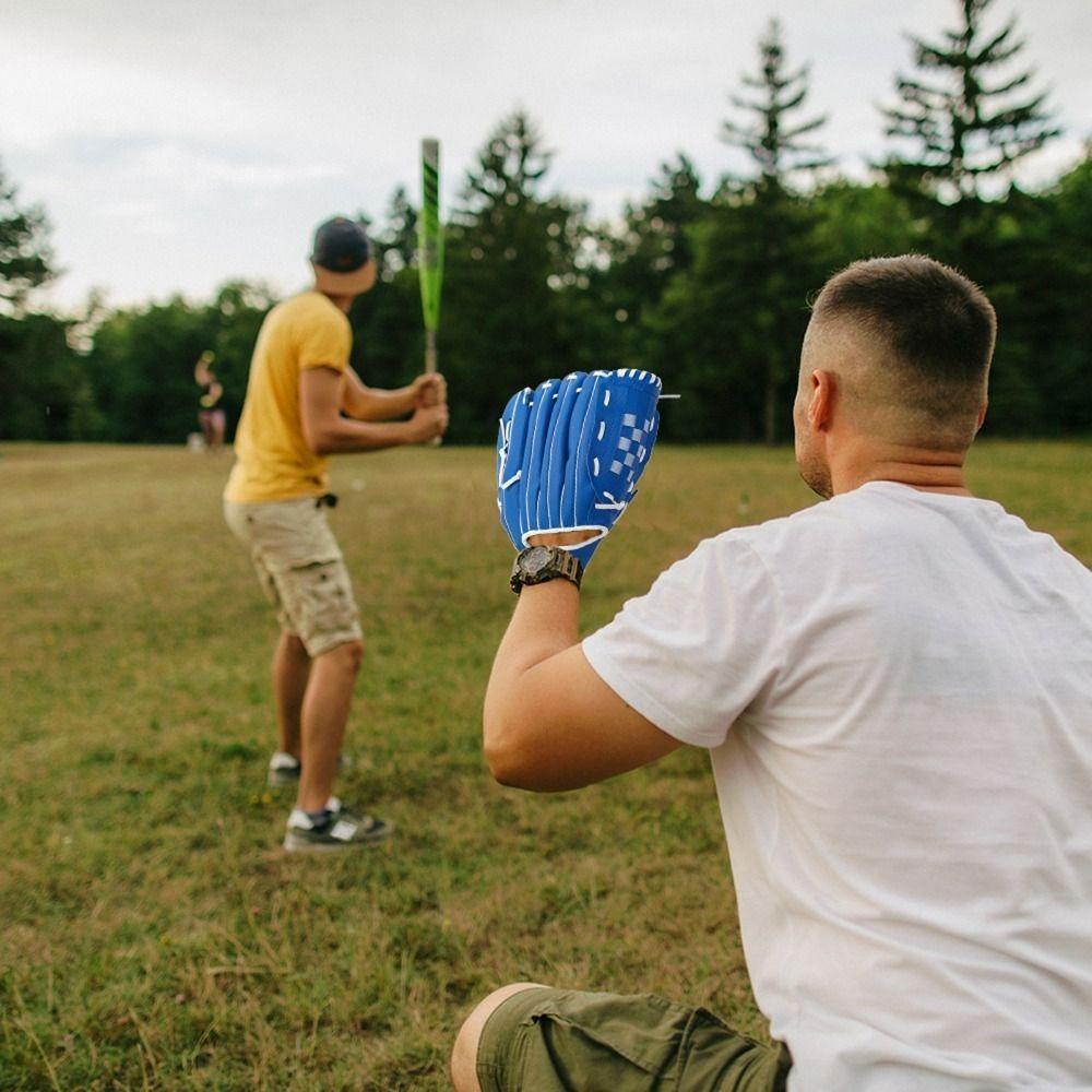 10.5-12.5 Inches Baseball Glove Blue Catcher Gloves Baseball Glove Softball Glove  Outdoor Sport