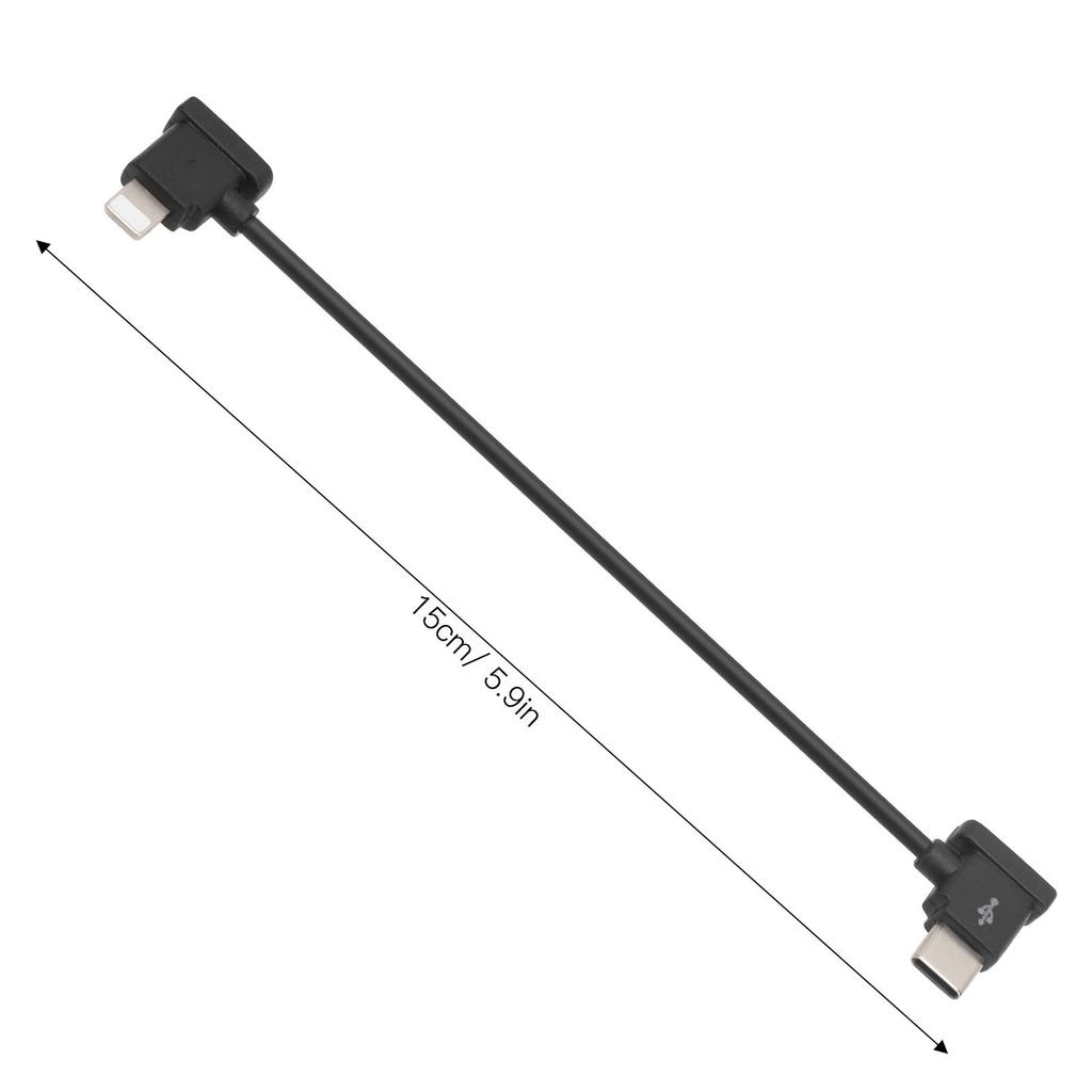 15cm Remote Controller Data Cable for DJI AIR2 MINI2 TypeC to for IOS Data Wire