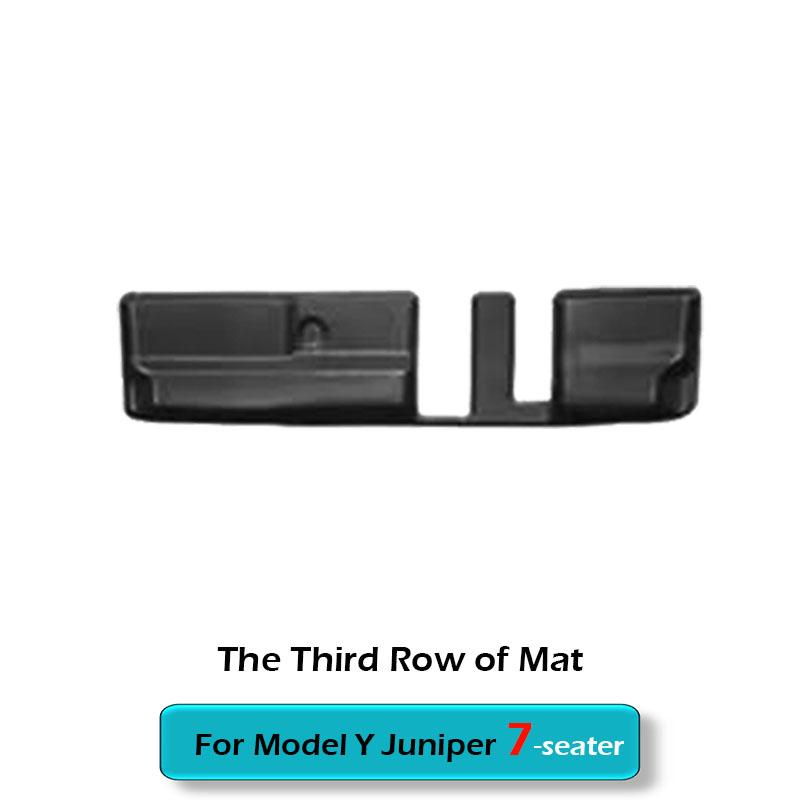 TPE Floor Mats Cargo Liner for Tesla Model Y Juniper 7 Seat 2026 2027 All Weather Non-slip Floor Liner Trunk Backrest Mat