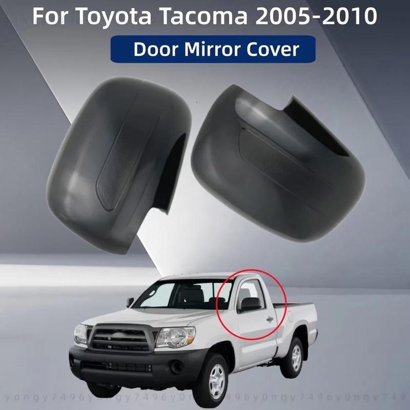 For Toyota Tacoma 2005 2006 2007 2008 2009 2010 Car Rearview Accessories Gloss Black Side Mirror Cover Trim Chrome Paste Style