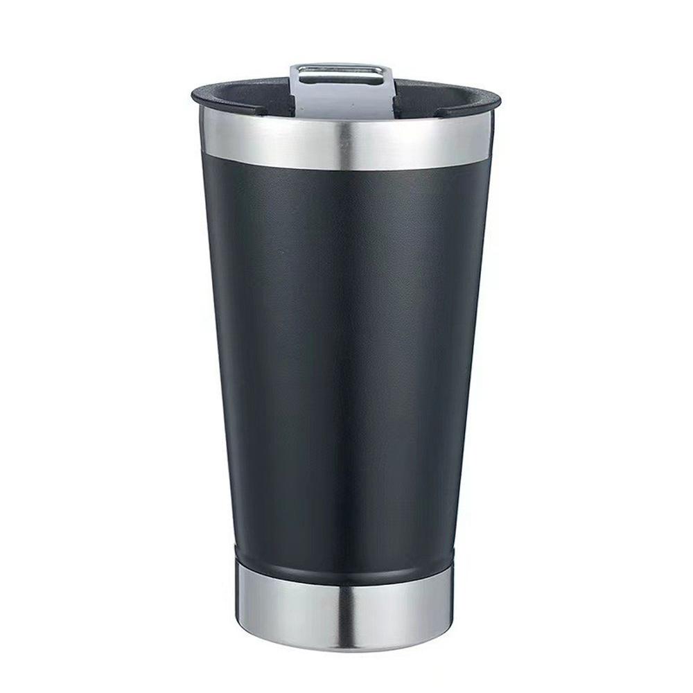 

20 Oz Personalized Insulated Mug with Leak Proof Lid Insulated Glass/Double Wall Perfect for Hot/Cold Drinks in All Seasons 501-600ml чёрный