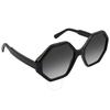 Salvatore Ferragamo Grau Verlauf Sechseckige Damen Sonnenbrille Sf1070s 001 52