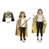 Egyptian Costume Accessories Golden Cape Cloak Egyptian Mask Venetians Mask Halloween Cosplay Costume for Kids Adults