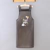 New Transparent TPU Apron: Waterproof, Oil-Resistant, Dirt-Resistant Cartoon Protective Waist Cover.