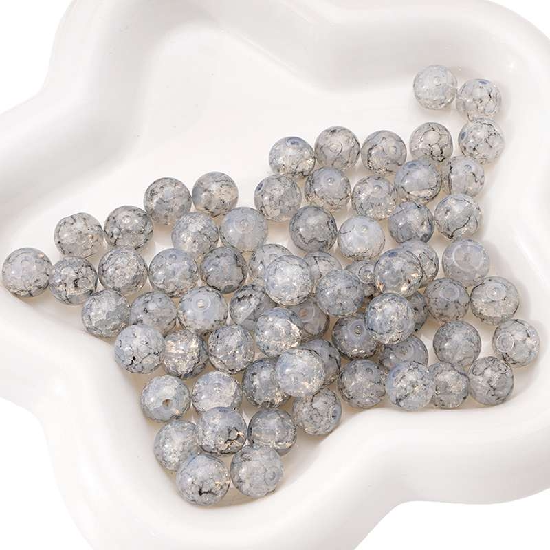 20 Stück Kristall-Glasperlen, Breakout-Kugeln, lose Distanzperlen für DIY-Armbänder, Halsketten, Schmuckherstellung