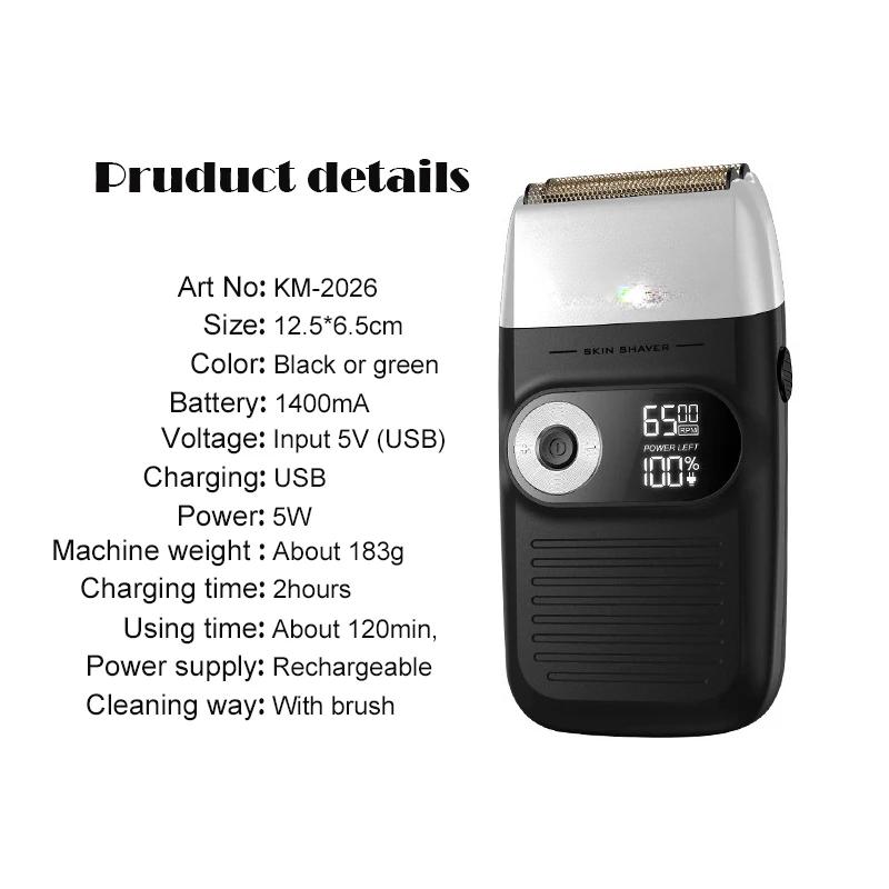 Electric Shaver Men Rechargeable Beard Shaver Electric Razor Floating Barber Hair Trimmer Face Care Shaving Machine