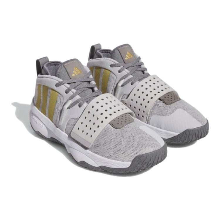 adidas Dame 8 Extply Light Solid Grey Gold Metallic IG8086