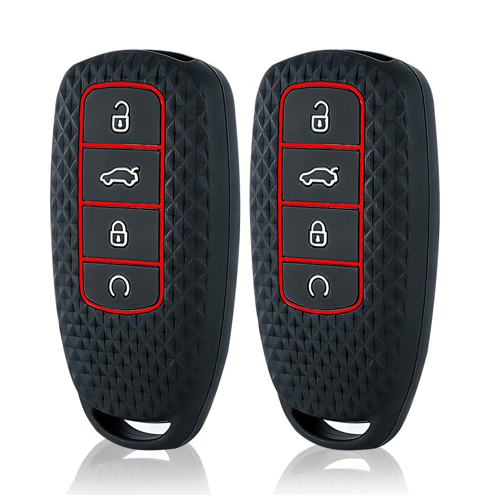 Key Protect For Chery Tiggo 8 Pro Silicone Car Key Cover Case For Chery Tiggo 7 Pro 8 Plus Arrizo 5 3 Button Key Holder Keychain