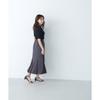 Natural Beauty Basic Cross Ribbon Rib Knit Black Women's Sweater,